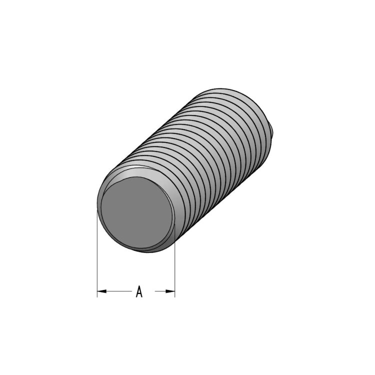 BARRA FILETT.ZINC. 8MA X 3000