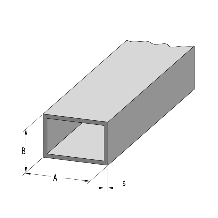 INOX TUBO AISI 304 20X10X1,5